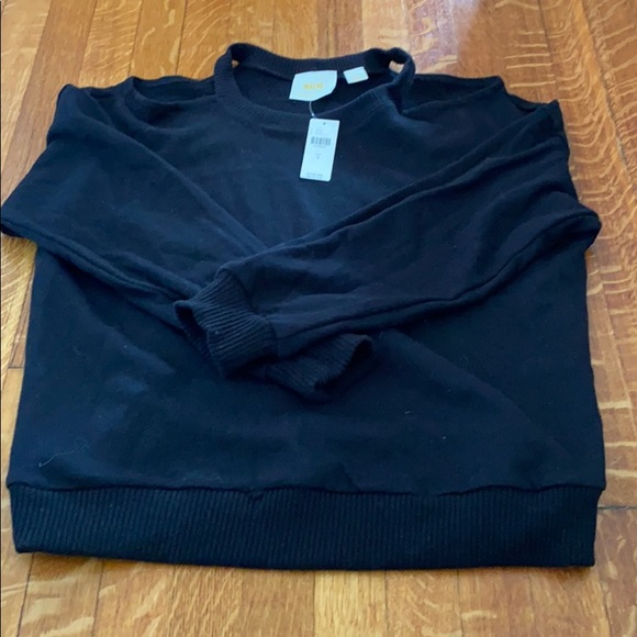 NWT Anthropologie Maeve Cold Shoulder Top Small - Picture 4 of 8